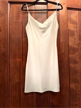 Fleur du Mal Silk Slip Mini Dress